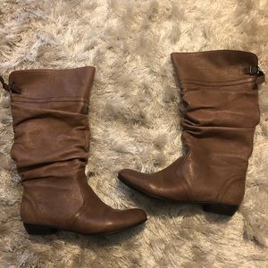 Camel Colored Tall Fall Boots